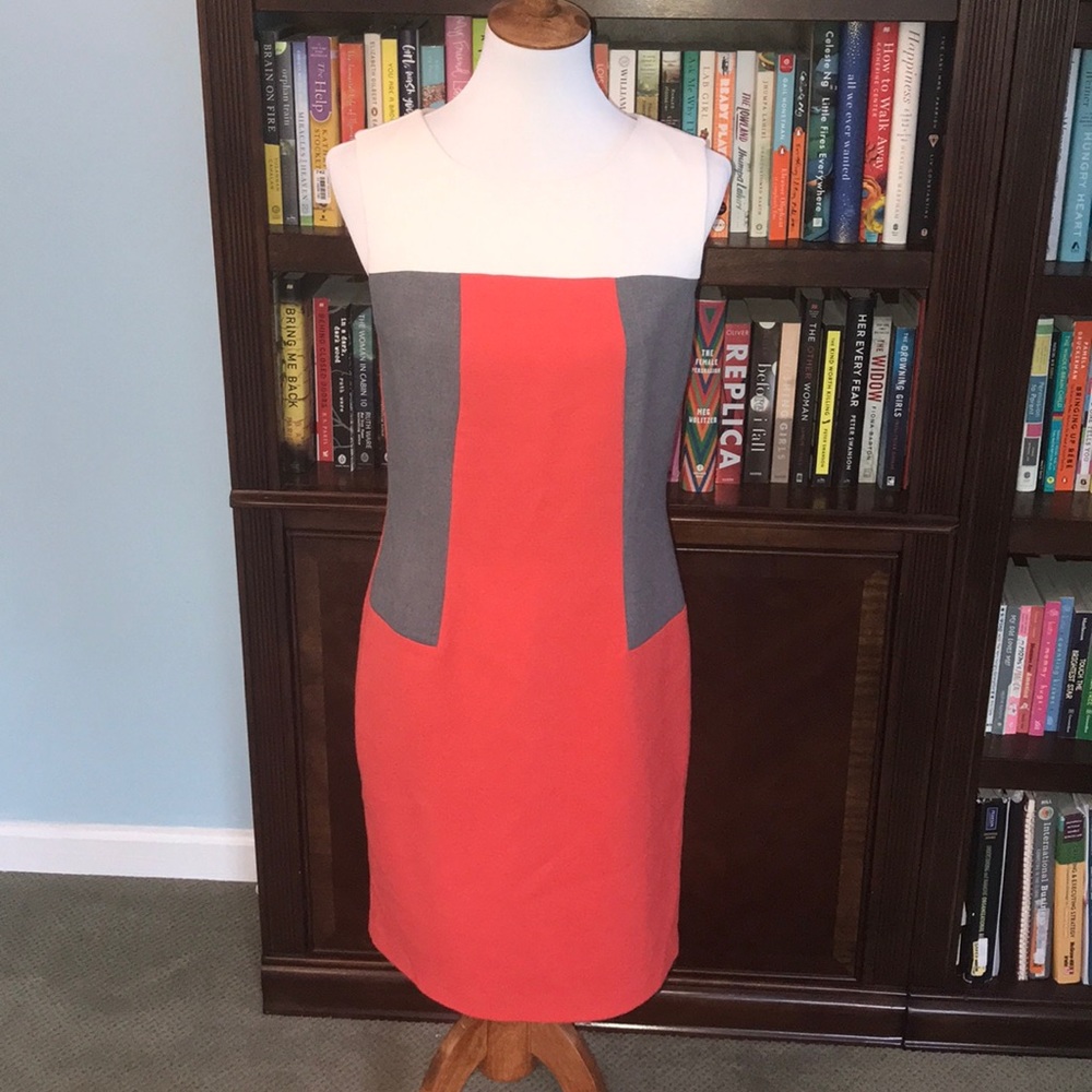 Size 6 Banana Republic color block shift dress